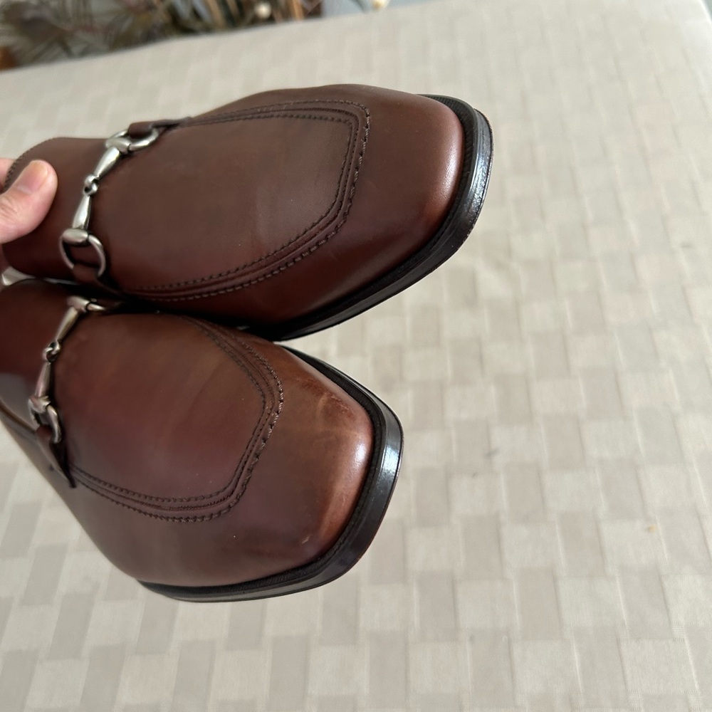 Mezlan Tours Calfskin Leather Horsebit Loafers - Picture 11 of 12